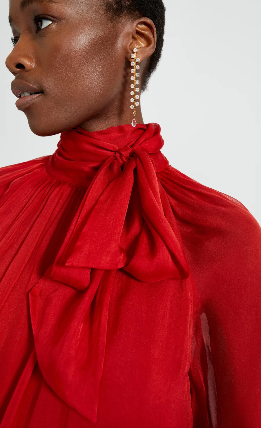 Quintette Blouse - Poppy Red
