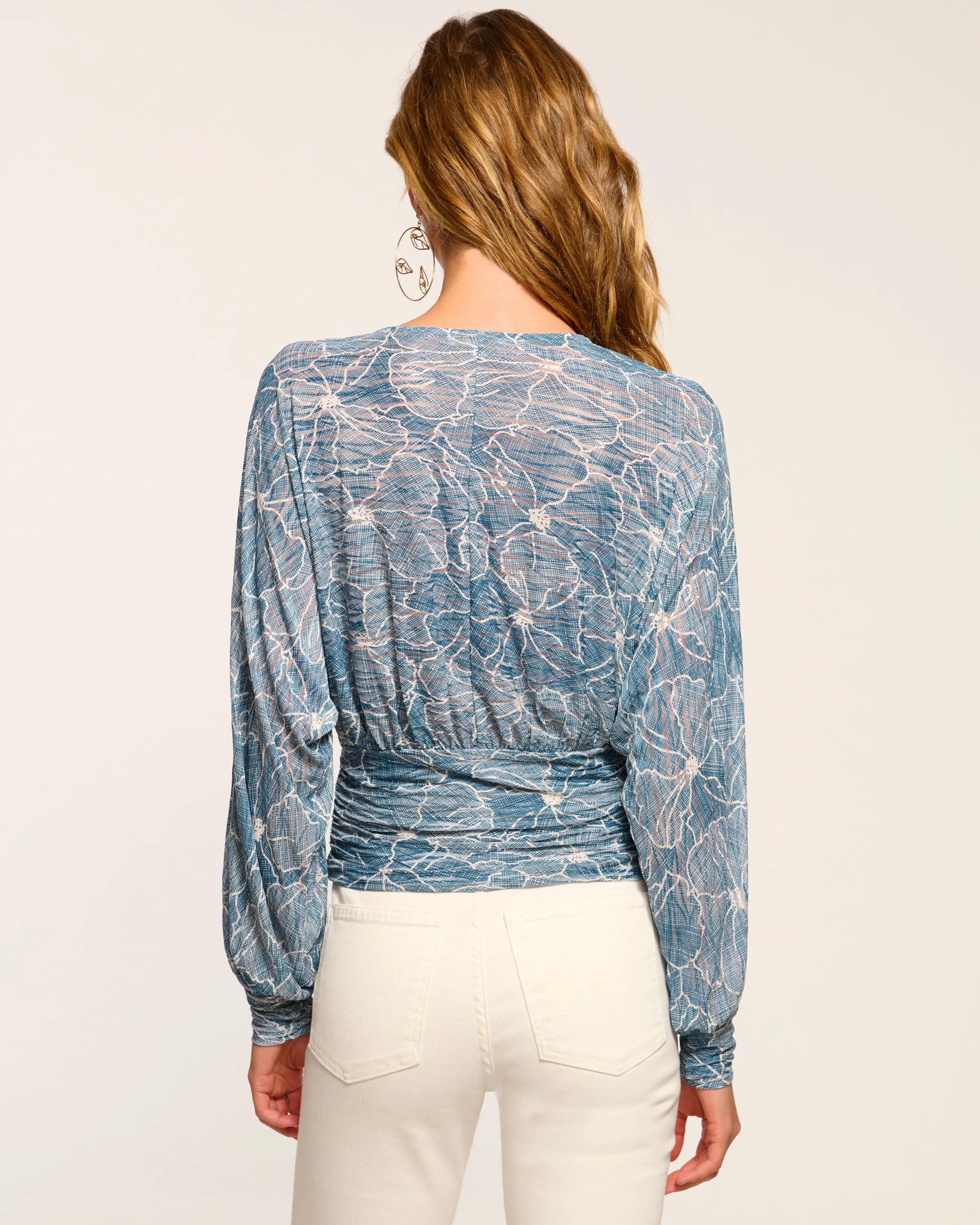 Randie Long Sleeve V-Neck Blouse
