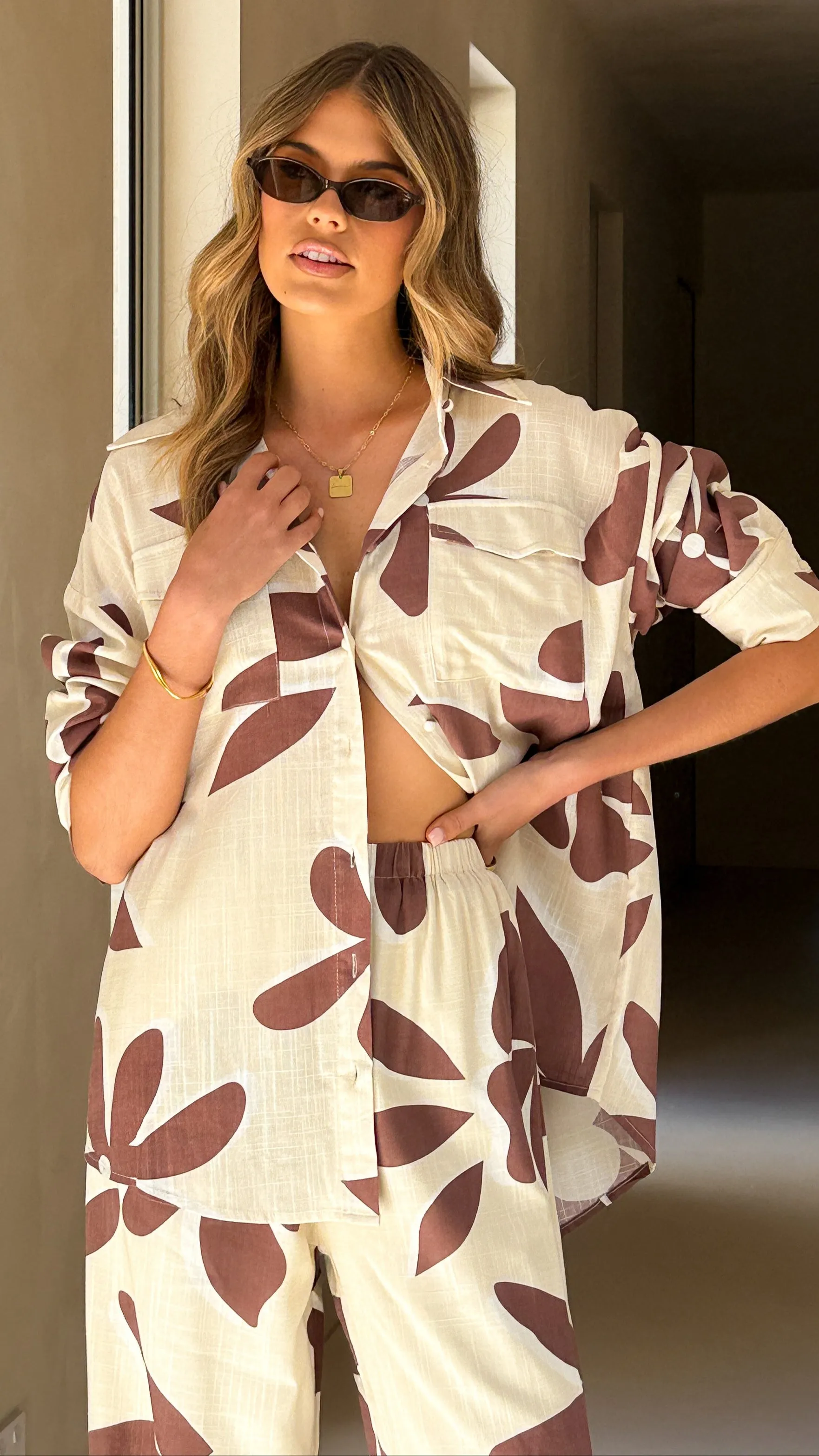 Ruby Long Sleeve Shirt - Belle Femme