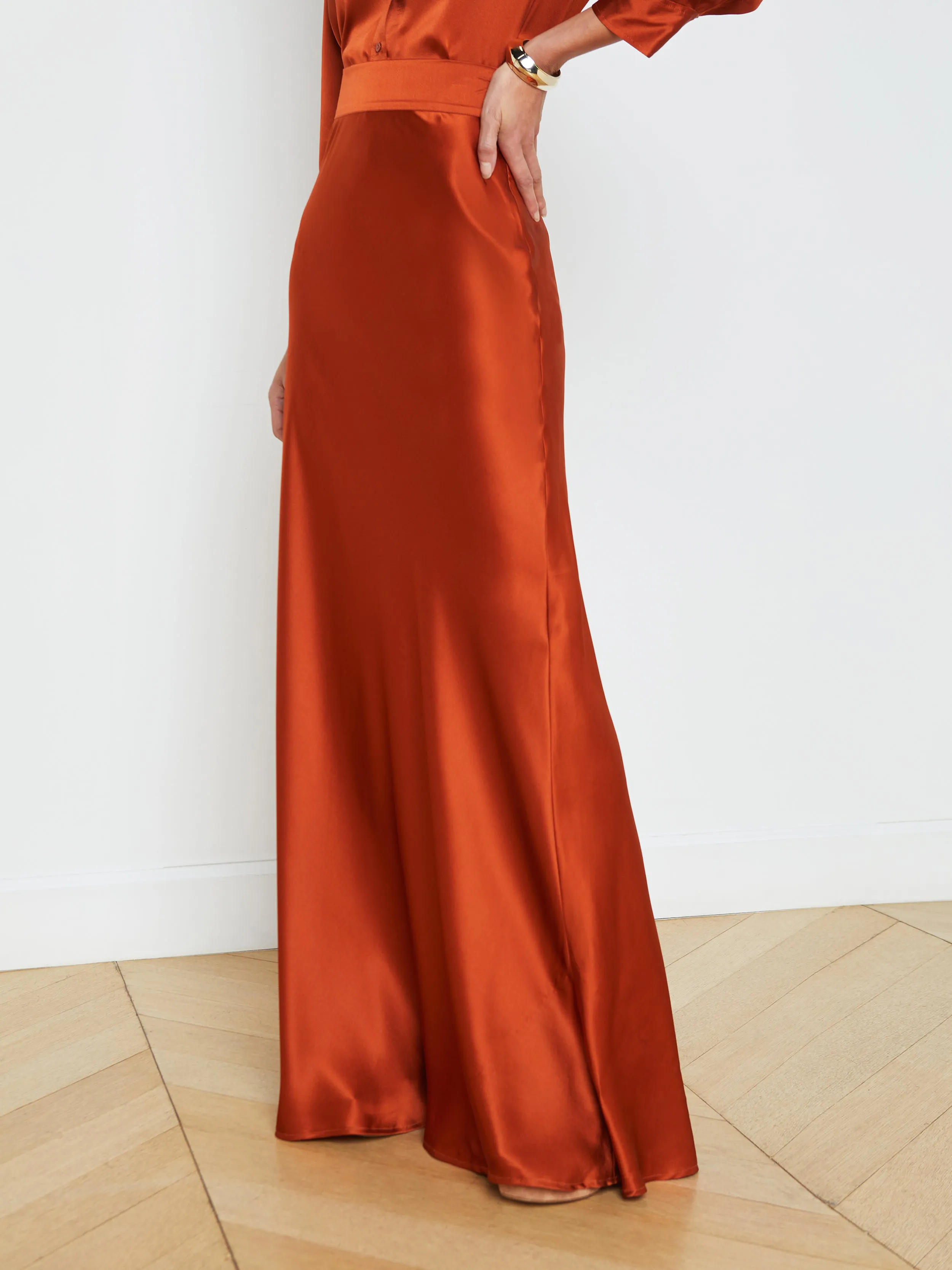 Ryker Silk Maxi Skirt