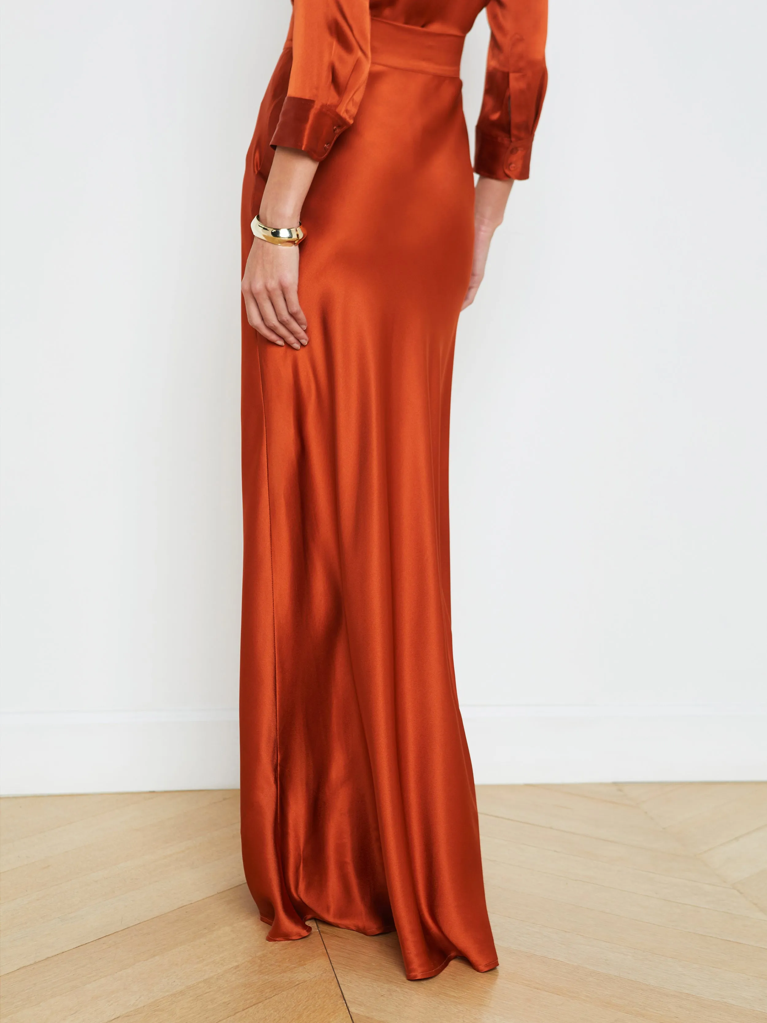 Ryker Silk Maxi Skirt
