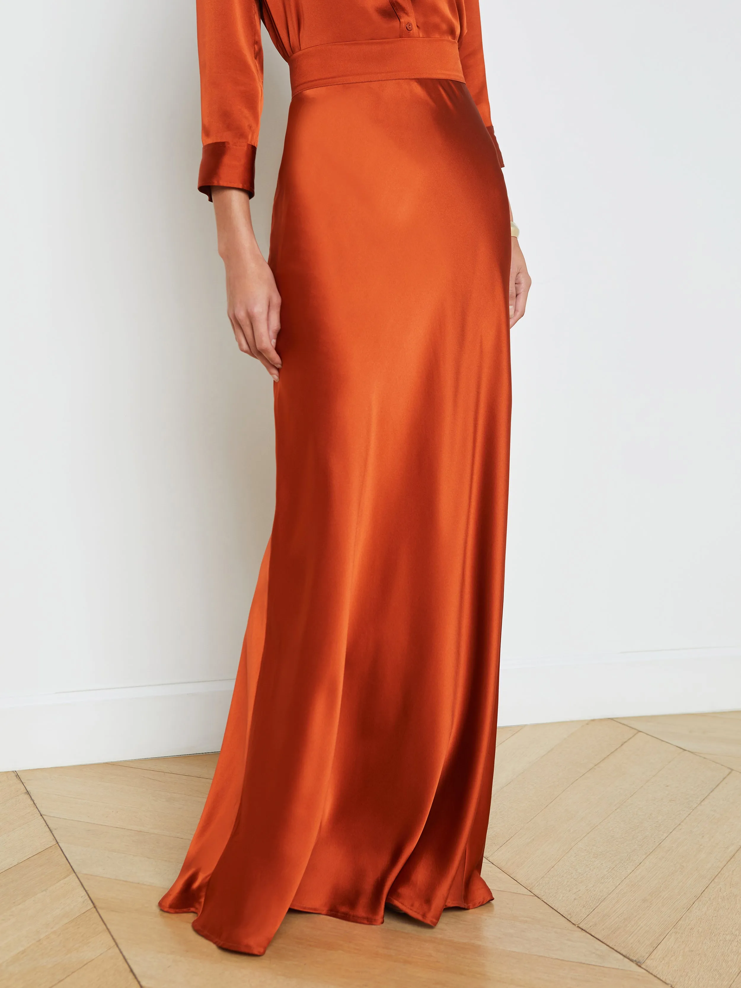 Ryker Silk Maxi Skirt