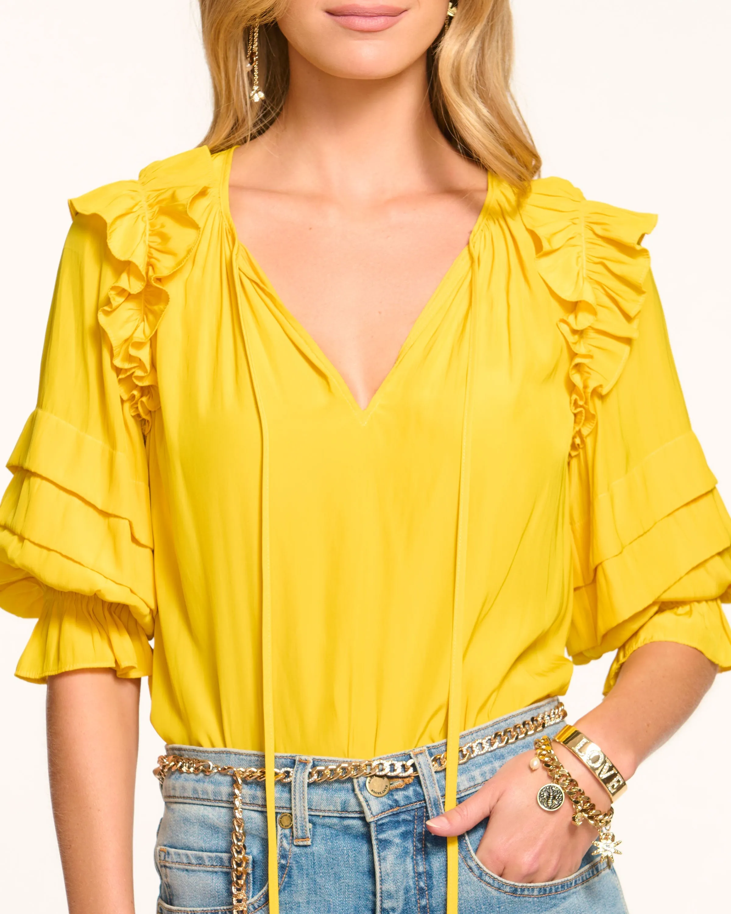 Samira Ruffle Blouse