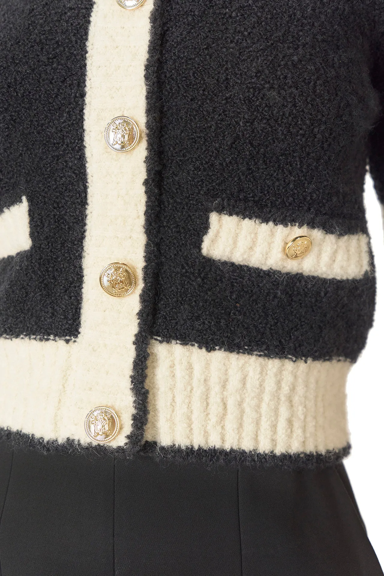 Short Sleeve Knit Cardigan