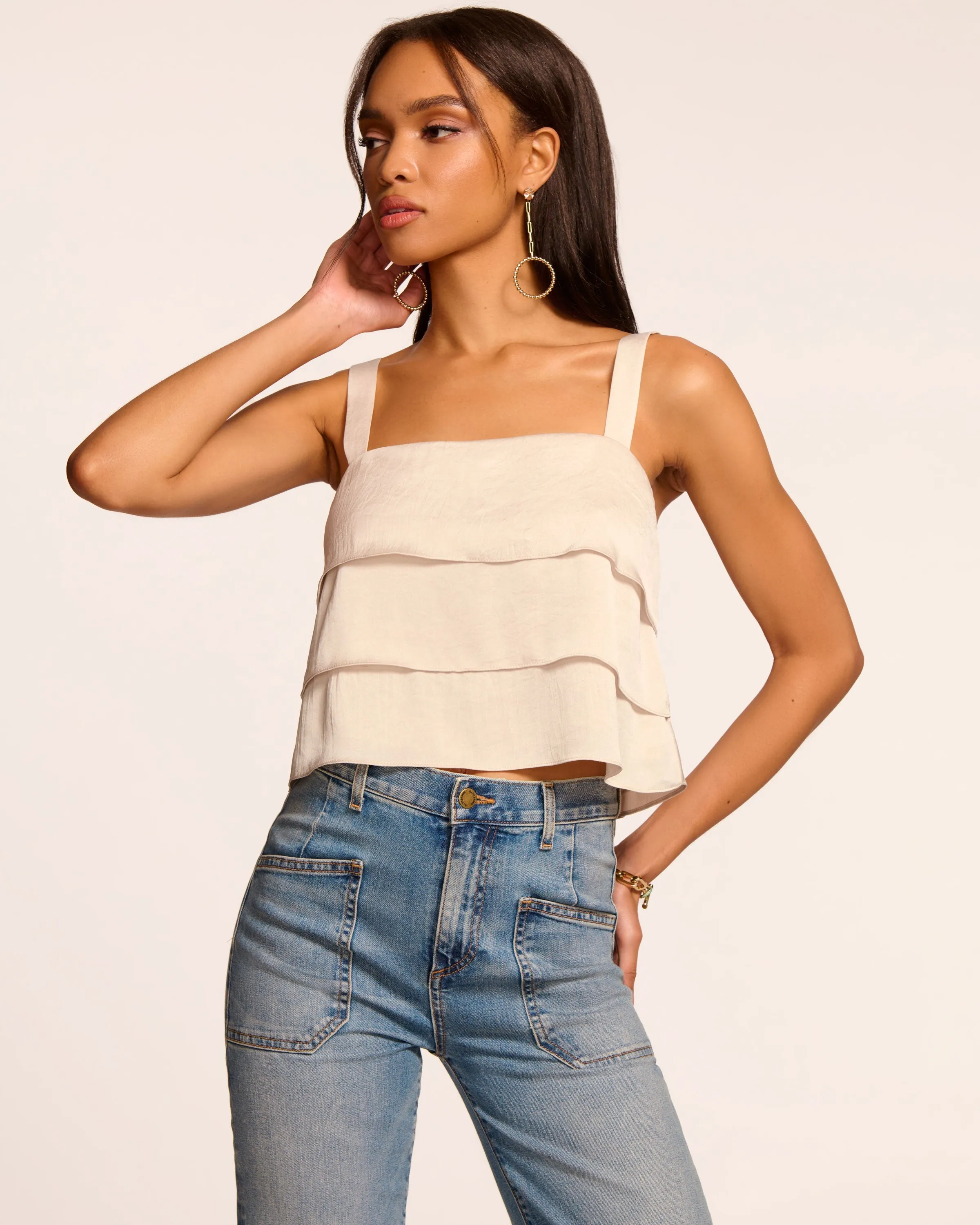 Sloan Tiered Tank Top