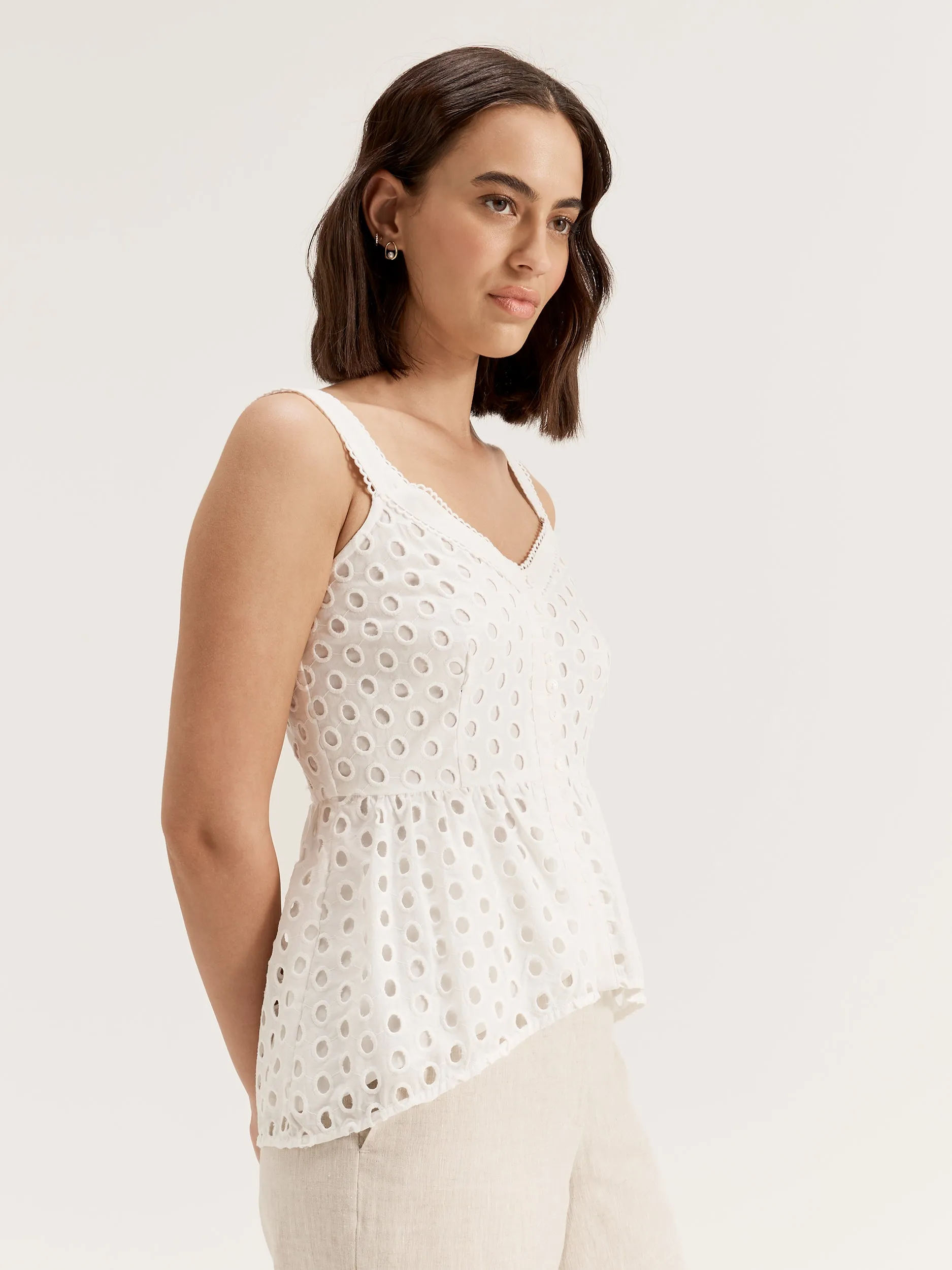 Solar Broderie Top