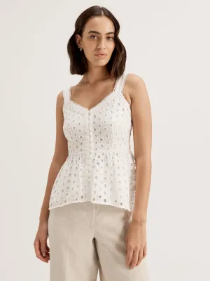 Solar Broderie Top
