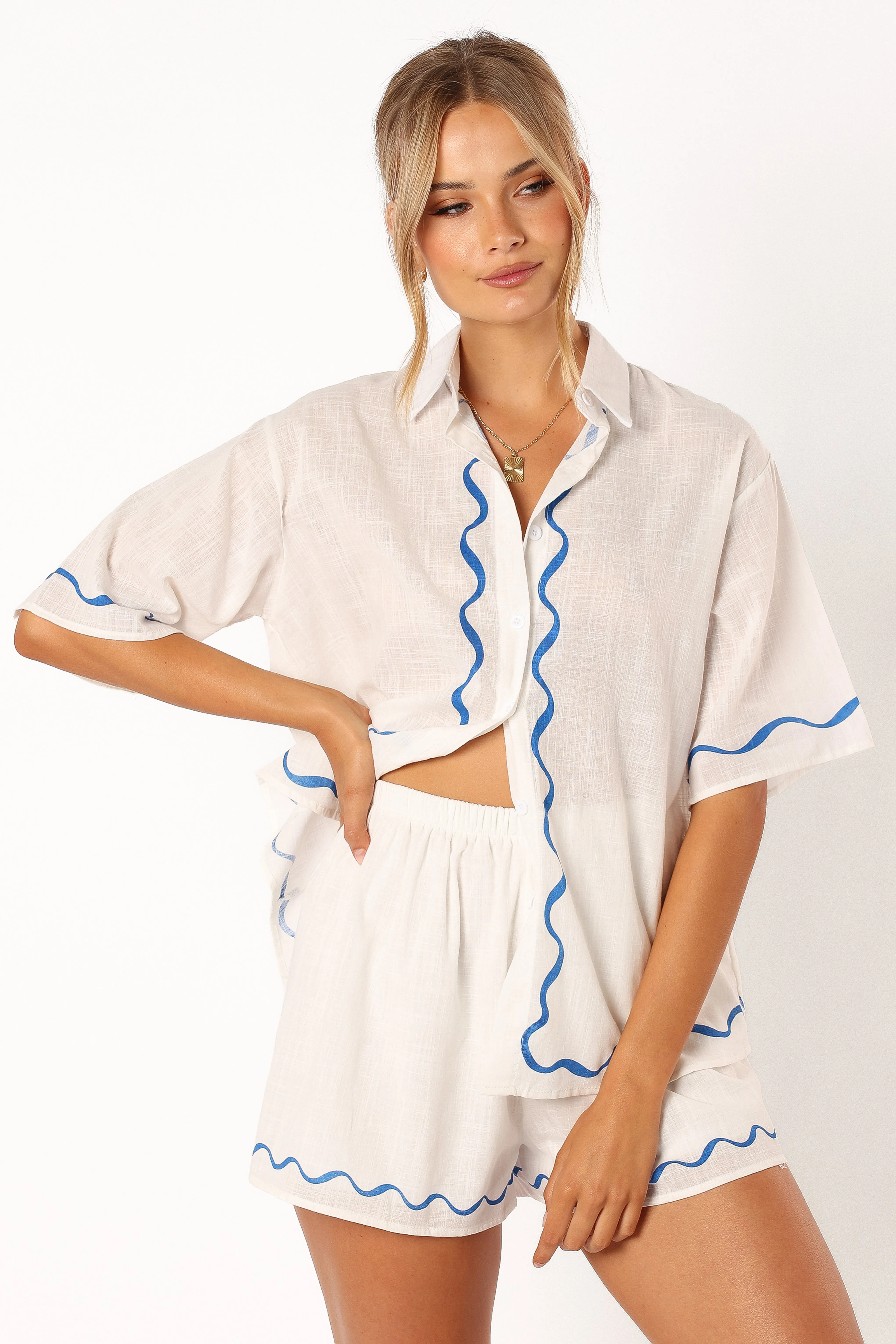 Sunshine Short Set - Blue