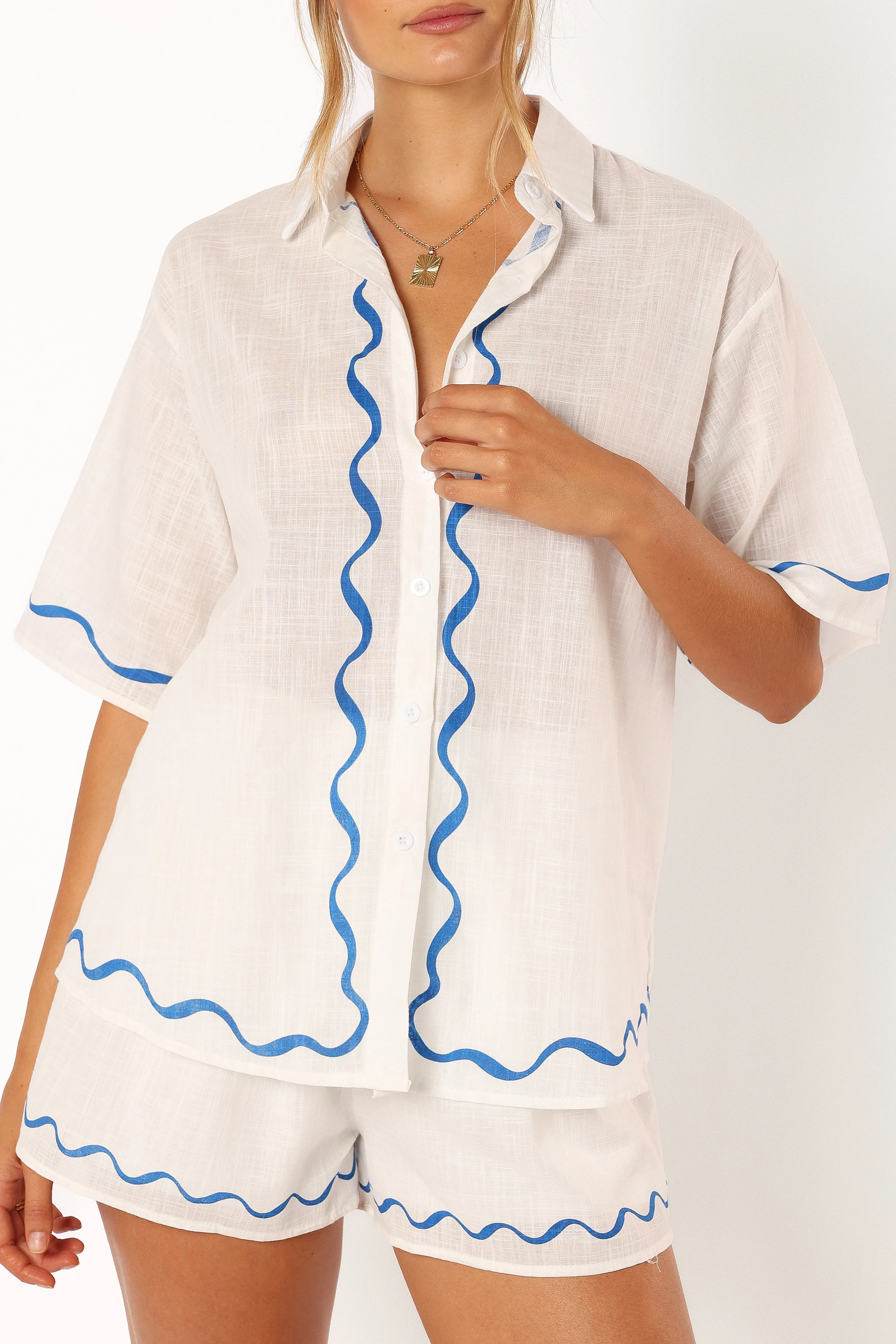 Sunshine Short Set - Blue