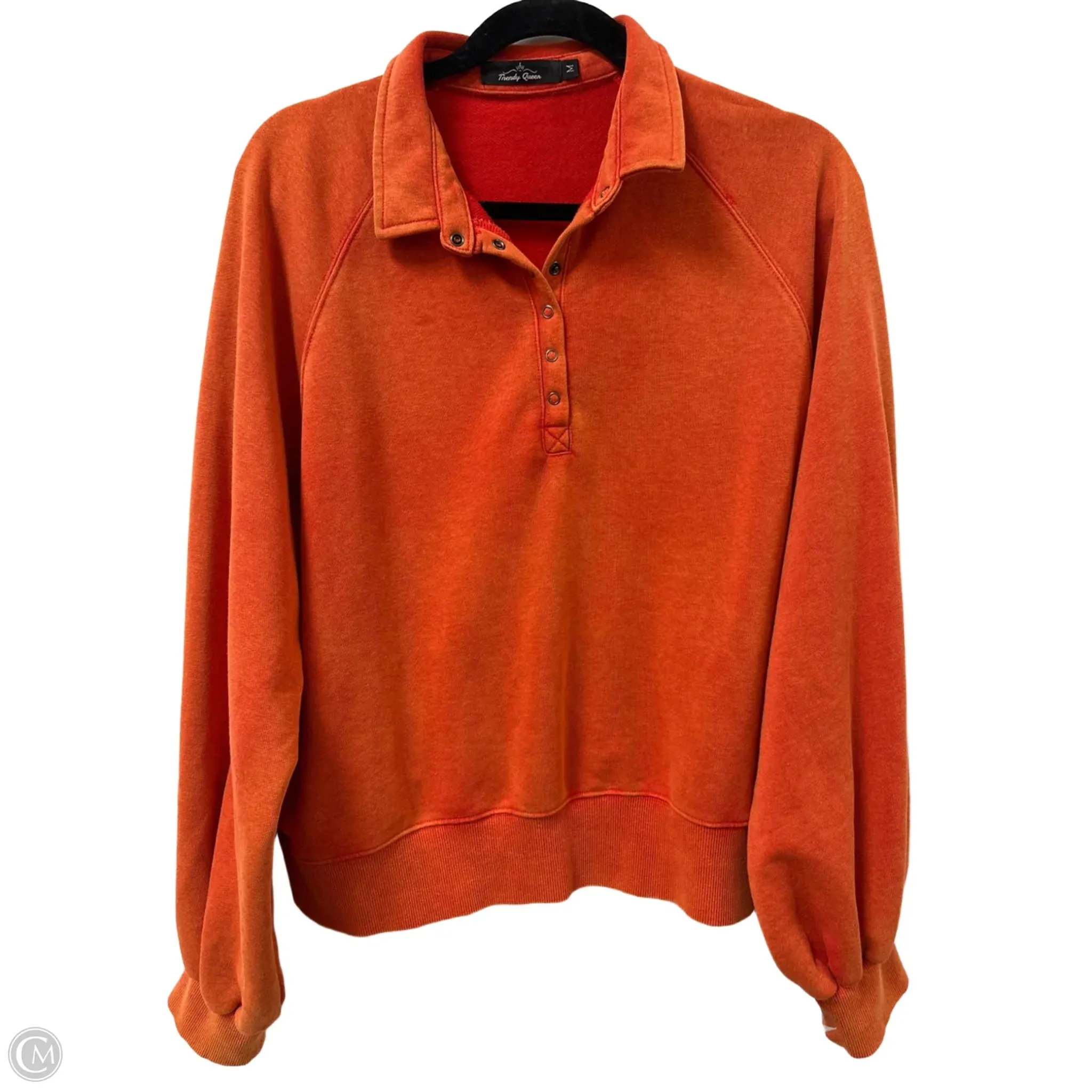 Sweater By Clothes Mentor In Orange, Size: M