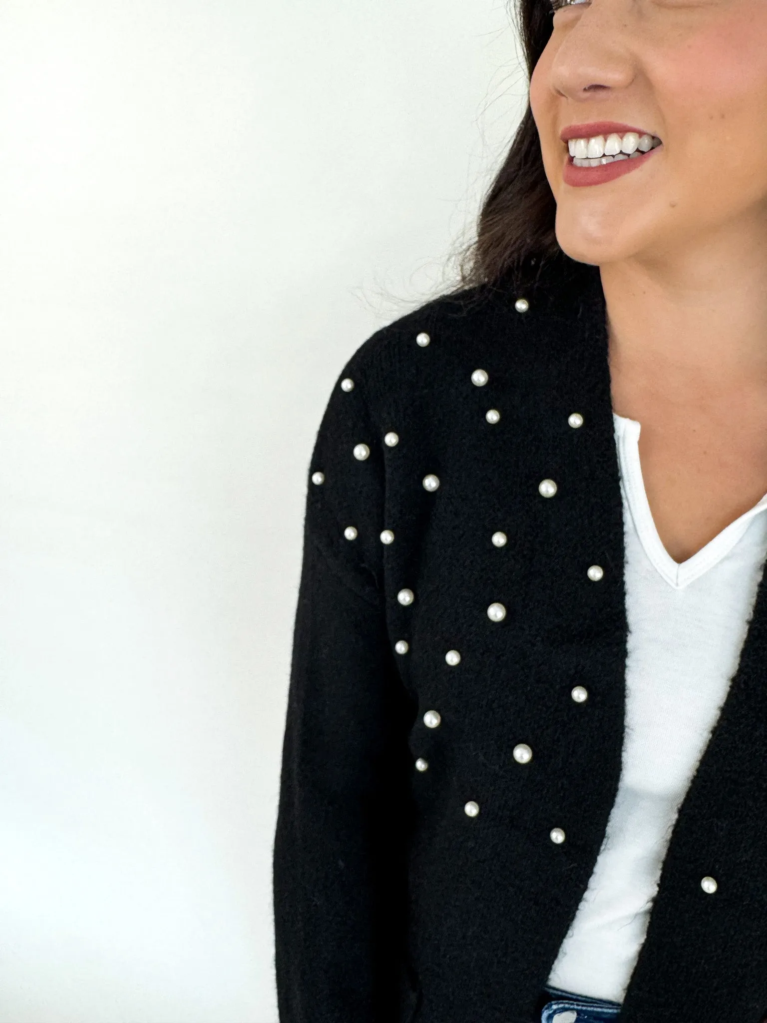 The Pearl Open Front Cardigan