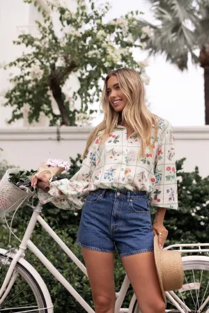 Tomi Long Sleeve Shirt - Flower Market