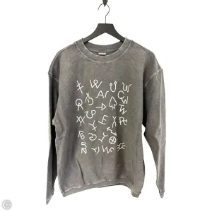 Top Long Sleeve By Cmc In Grey, Size: S