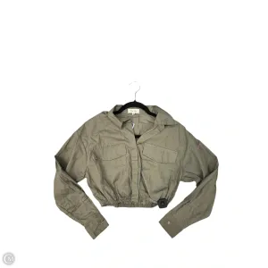 Top Long Sleeve By Love Notes In Green, Size: S