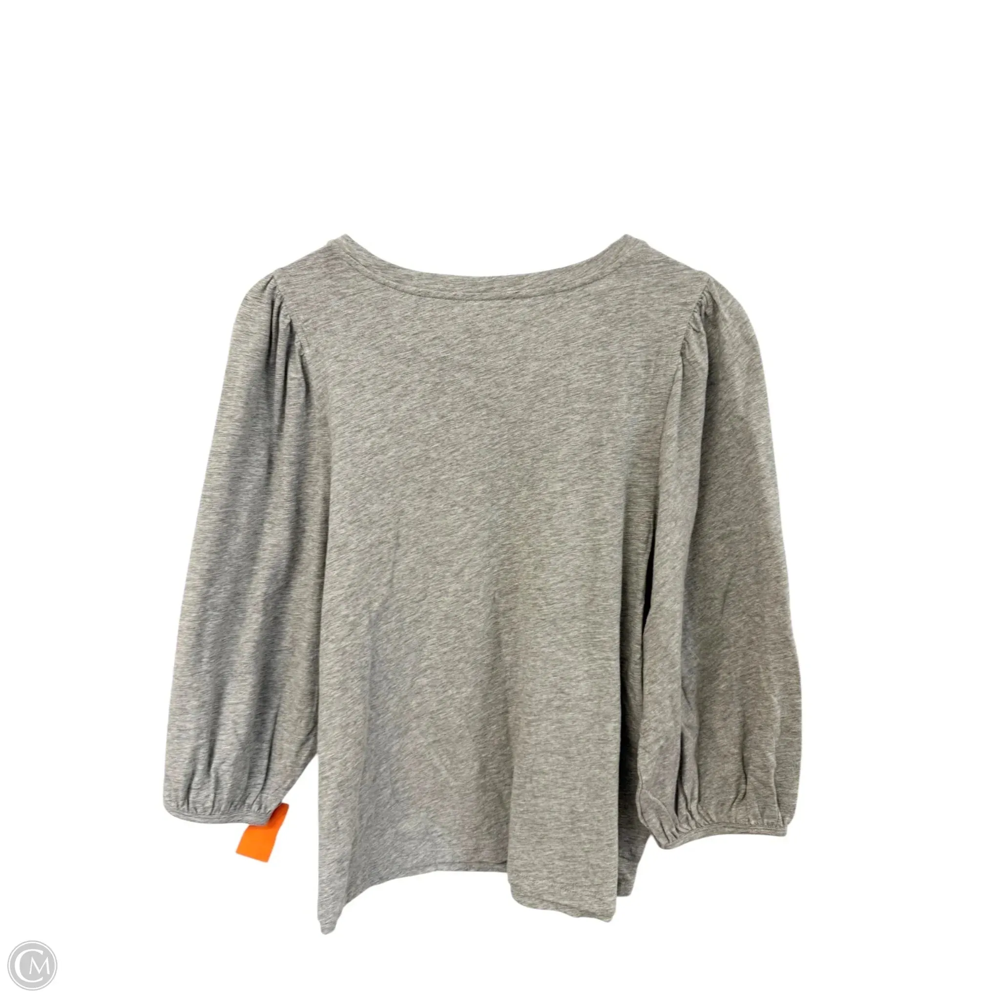Top Short Sleeve By Ana In Grey, Size: L