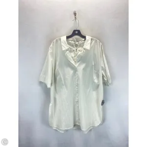 Top Short Sleeve By Lane Bryant In Striped Pattern, Size: 16