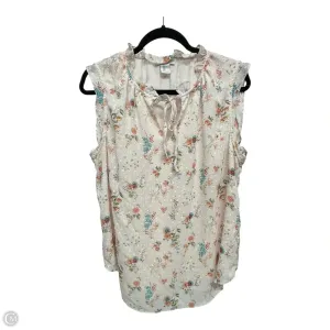 Top Short Sleeve By Rachel Zoe In Floral Print, Size: L