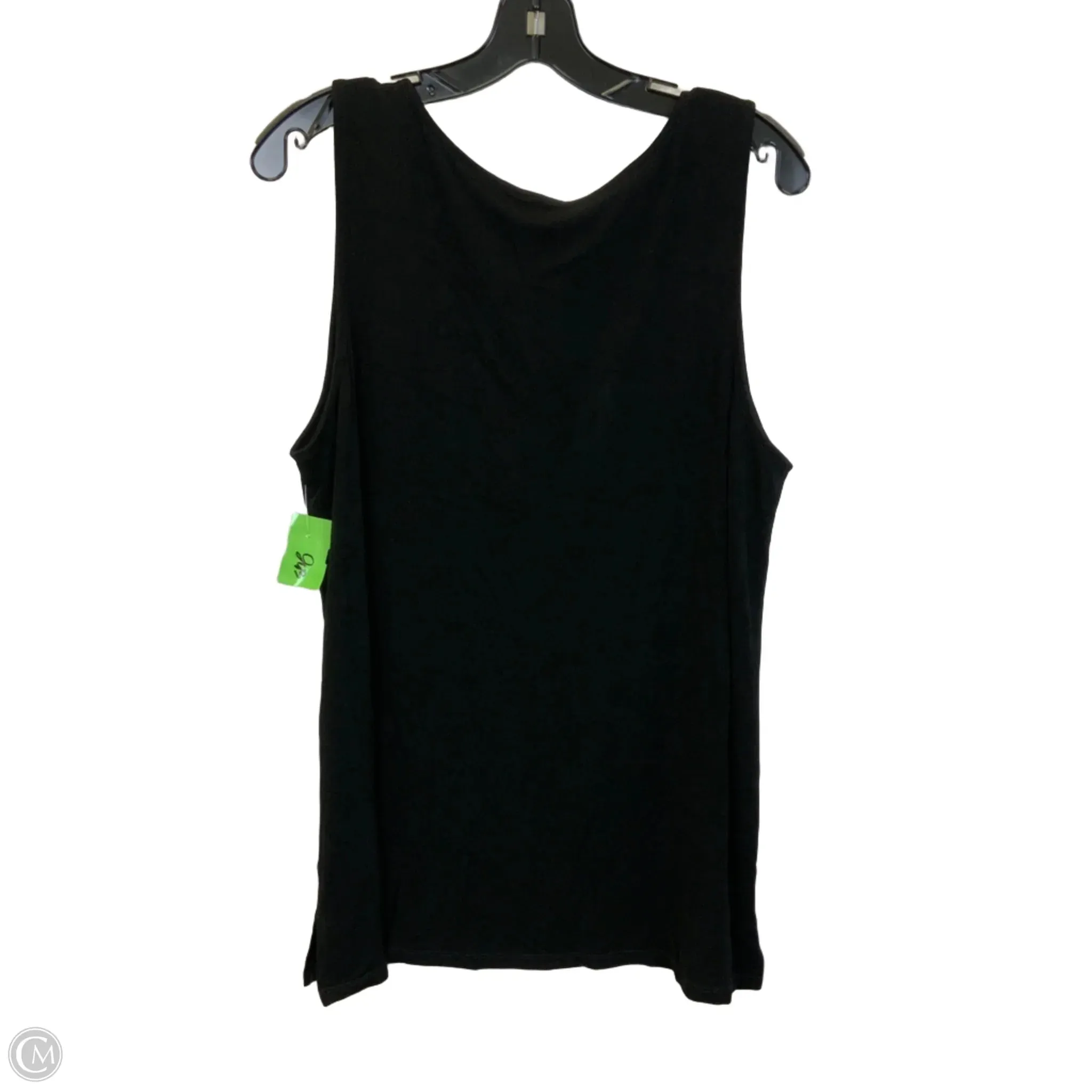 Top Sleeveless Basic By Chicos In Black, Size: Xl