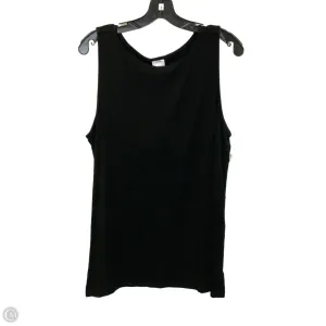 Top Sleeveless Basic By Chicos In Black, Size: Xl
