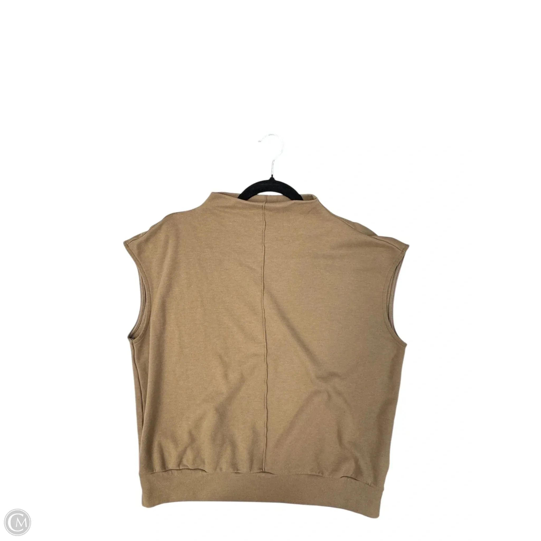Top Sleeveless By Melloday In Tan, Size: Xl