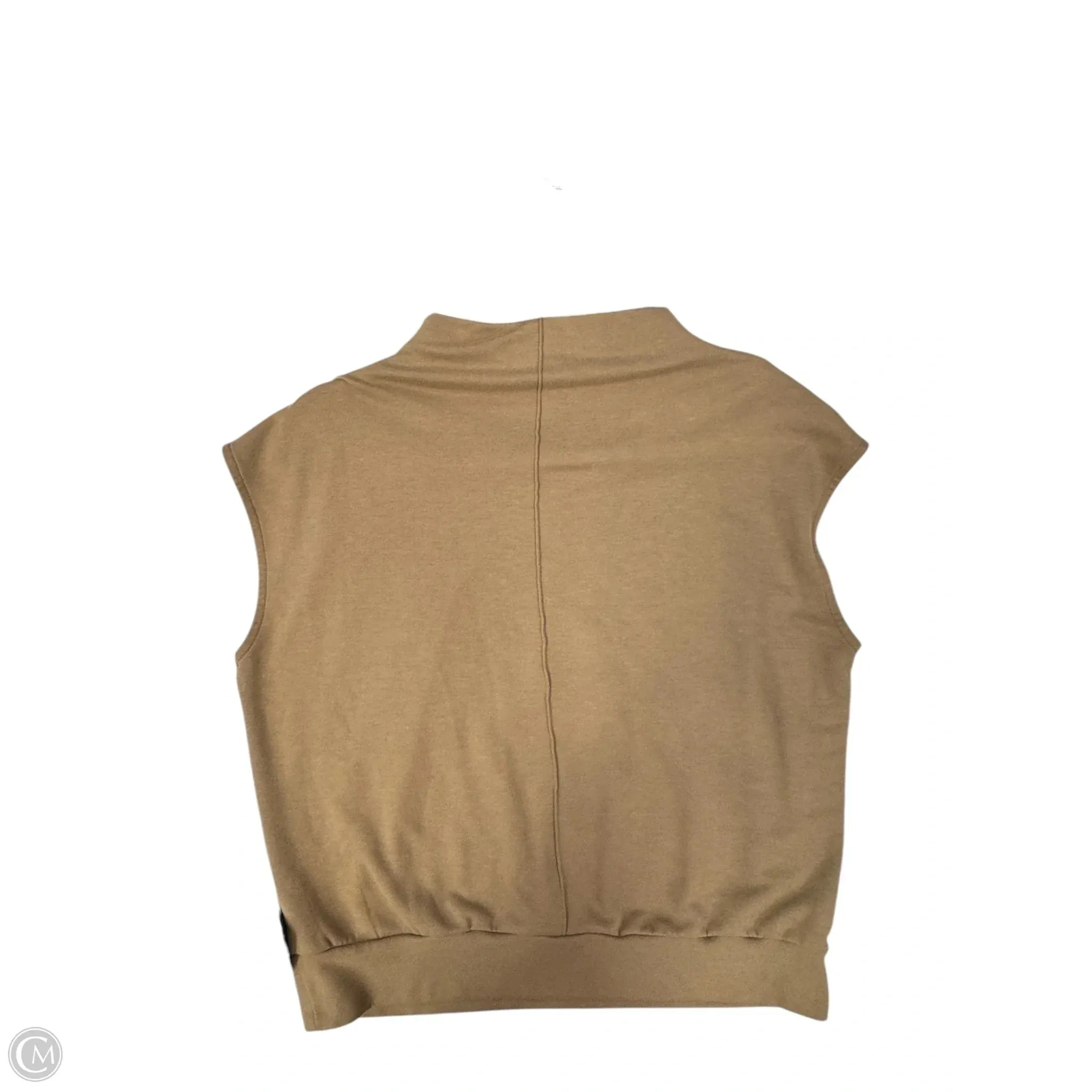 Top Sleeveless By Melloday In Tan, Size: Xl