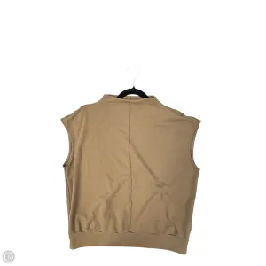 Top Sleeveless By Melloday In Tan, Size: Xl