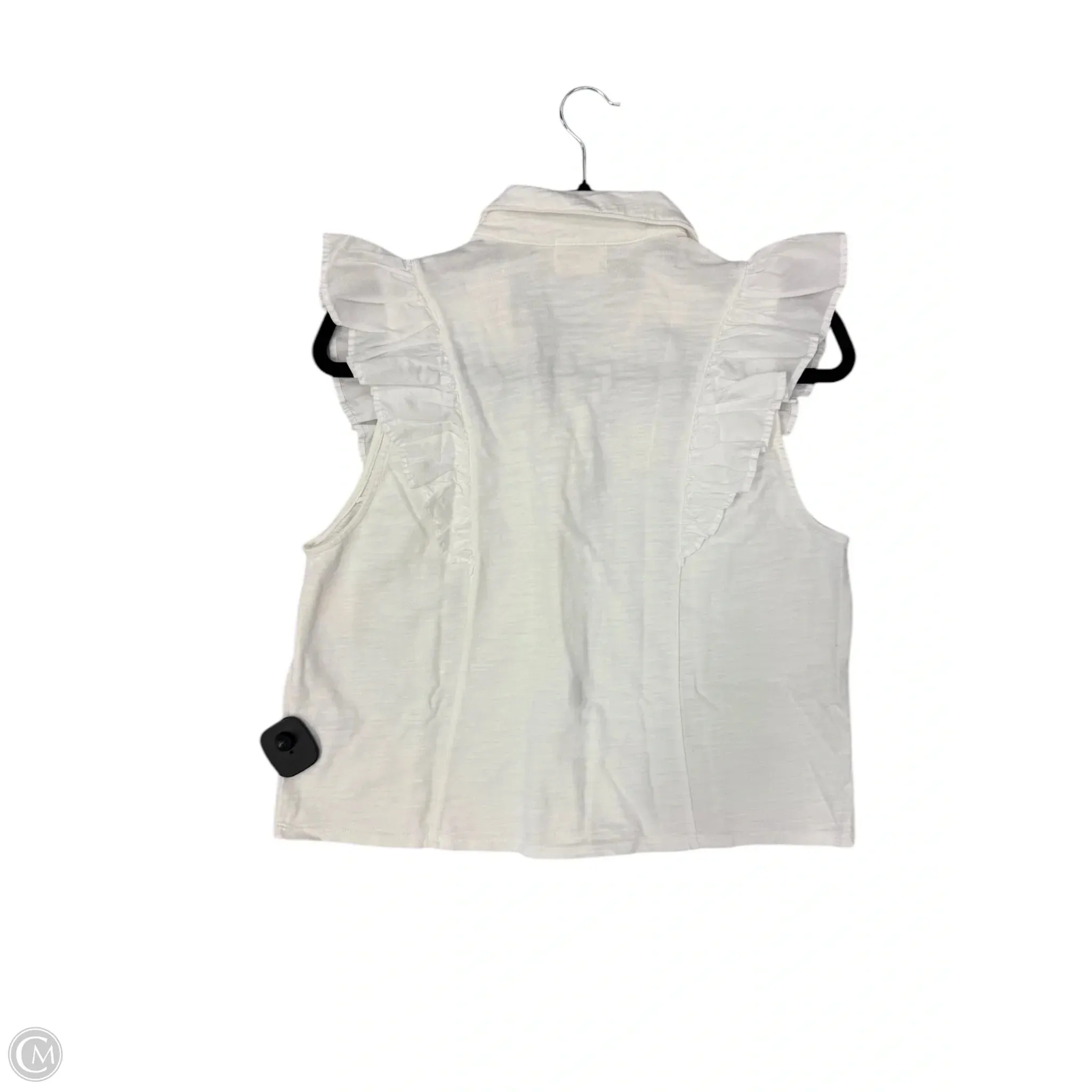 Top Sleeveless By Nation In White, Size: M