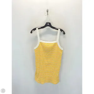 Top Sleeveless By Old Navy In Yellow, Size: L