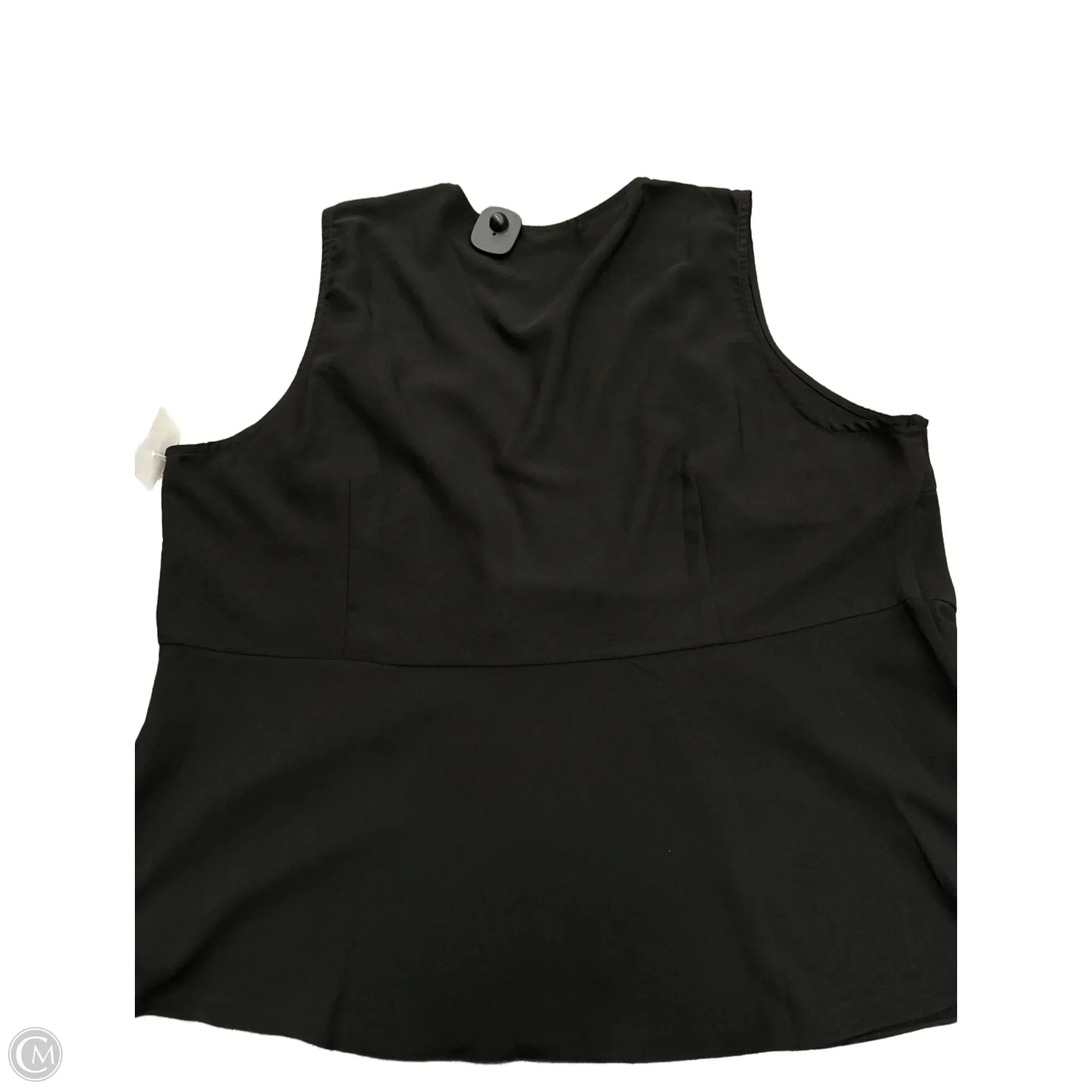 Top Sleeveless By Soft Surroundings In Black, Size: 3x