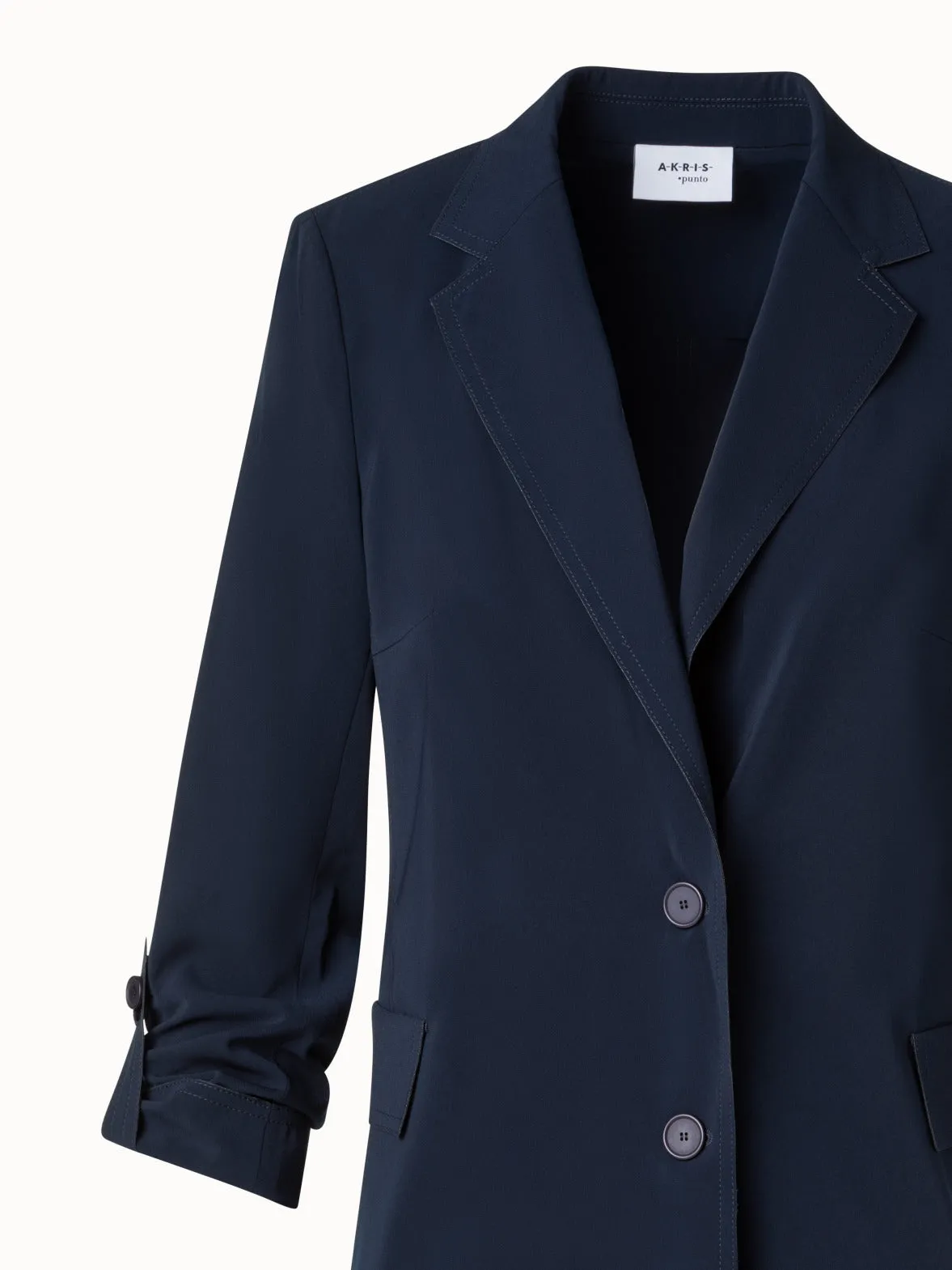 Travel-Friendly Laser Cut Boyfriend Blazer