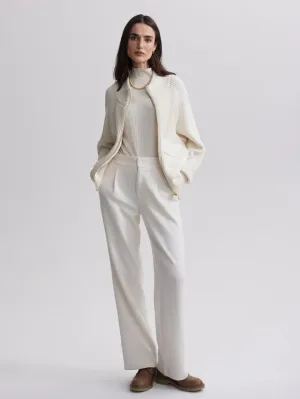 Varley - Egret Tessa Knit Jacket