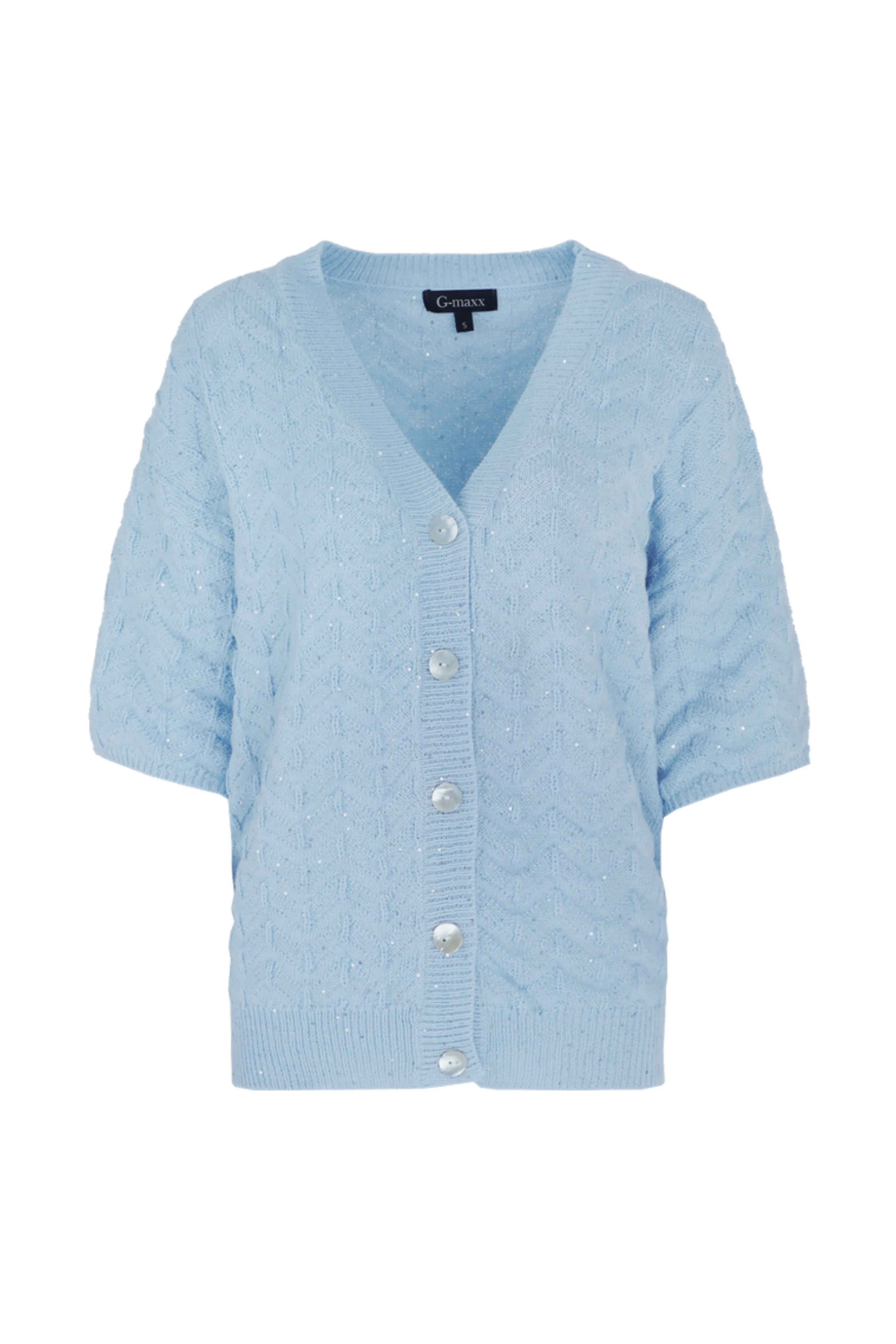 Vest Tate Knitting Chambray Blue