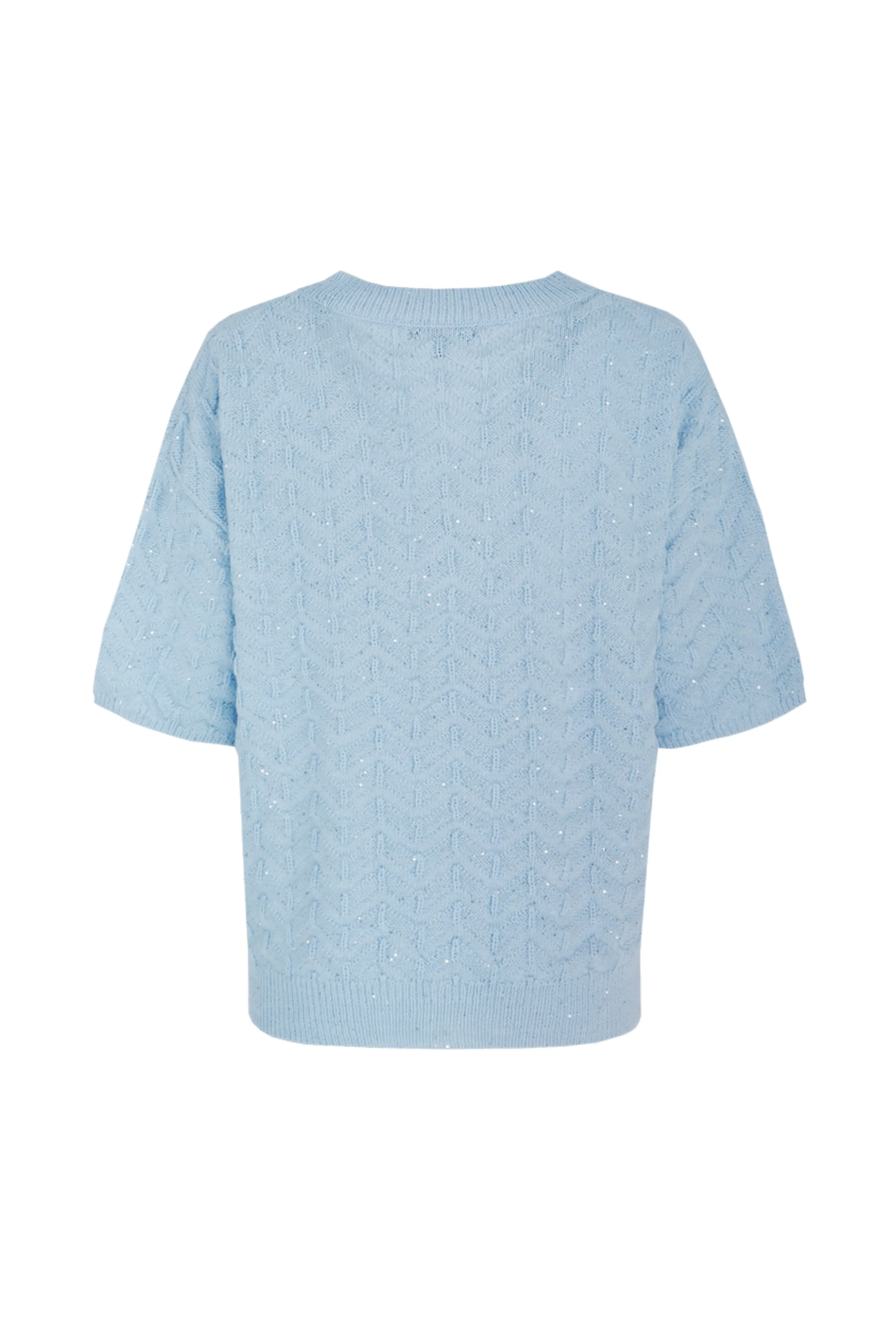 Vest Tate Knitting Chambray Blue