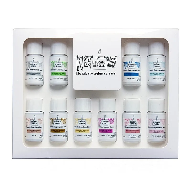 Wasparfum Proefpakket/ Kadoset 10x20ml Il Bucato di Adele