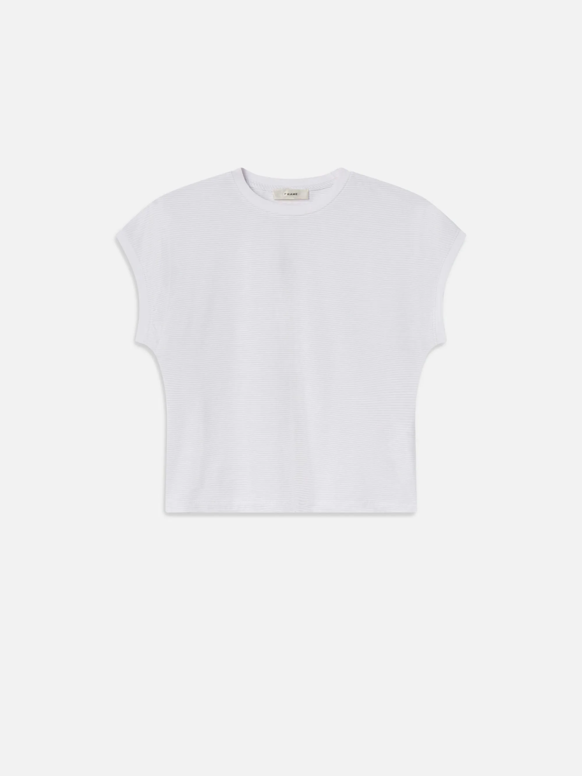 WE25JTE012pwbm FRAME The Muscle Tee