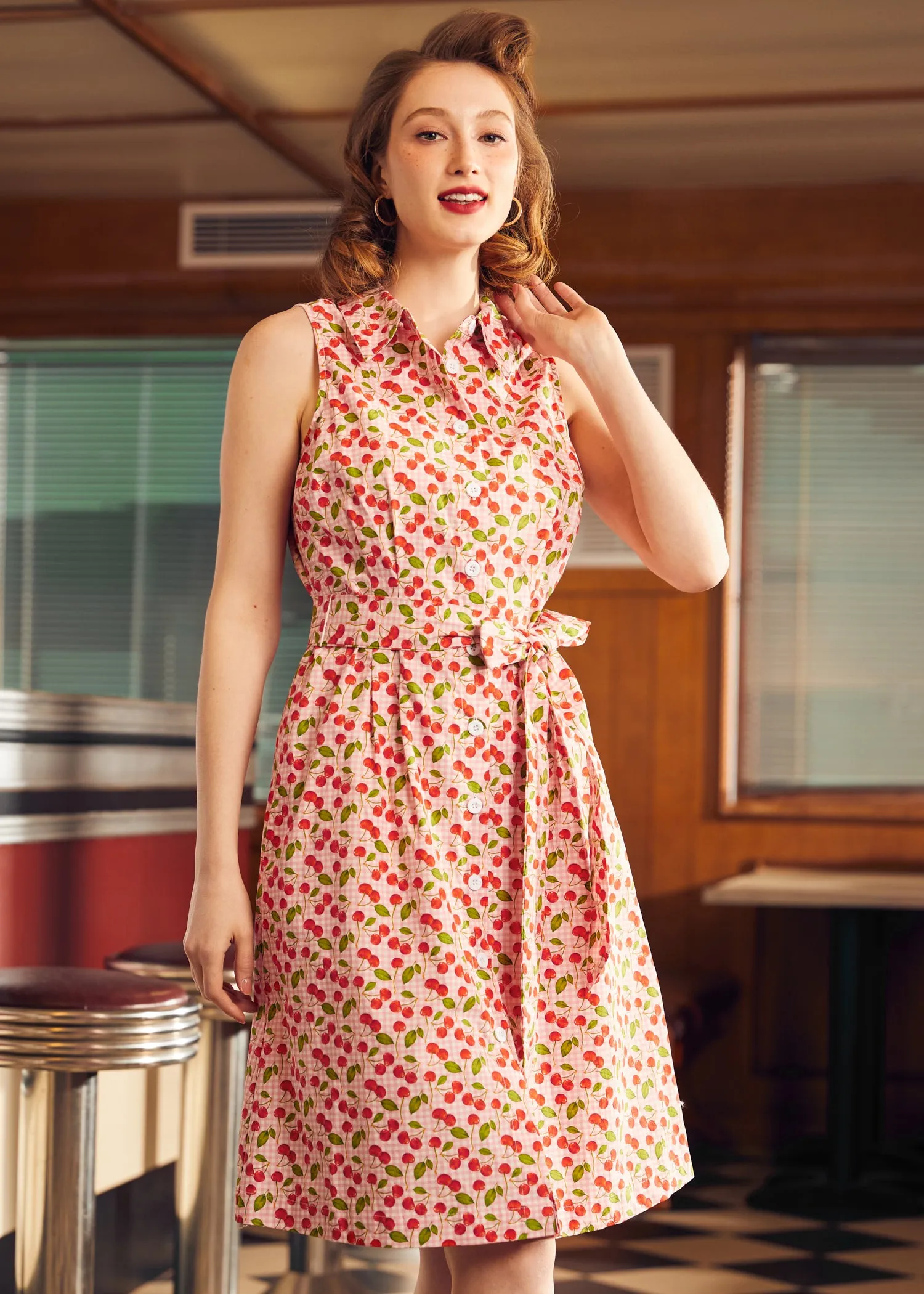 Whimsical Wanderlust Shirt Dress