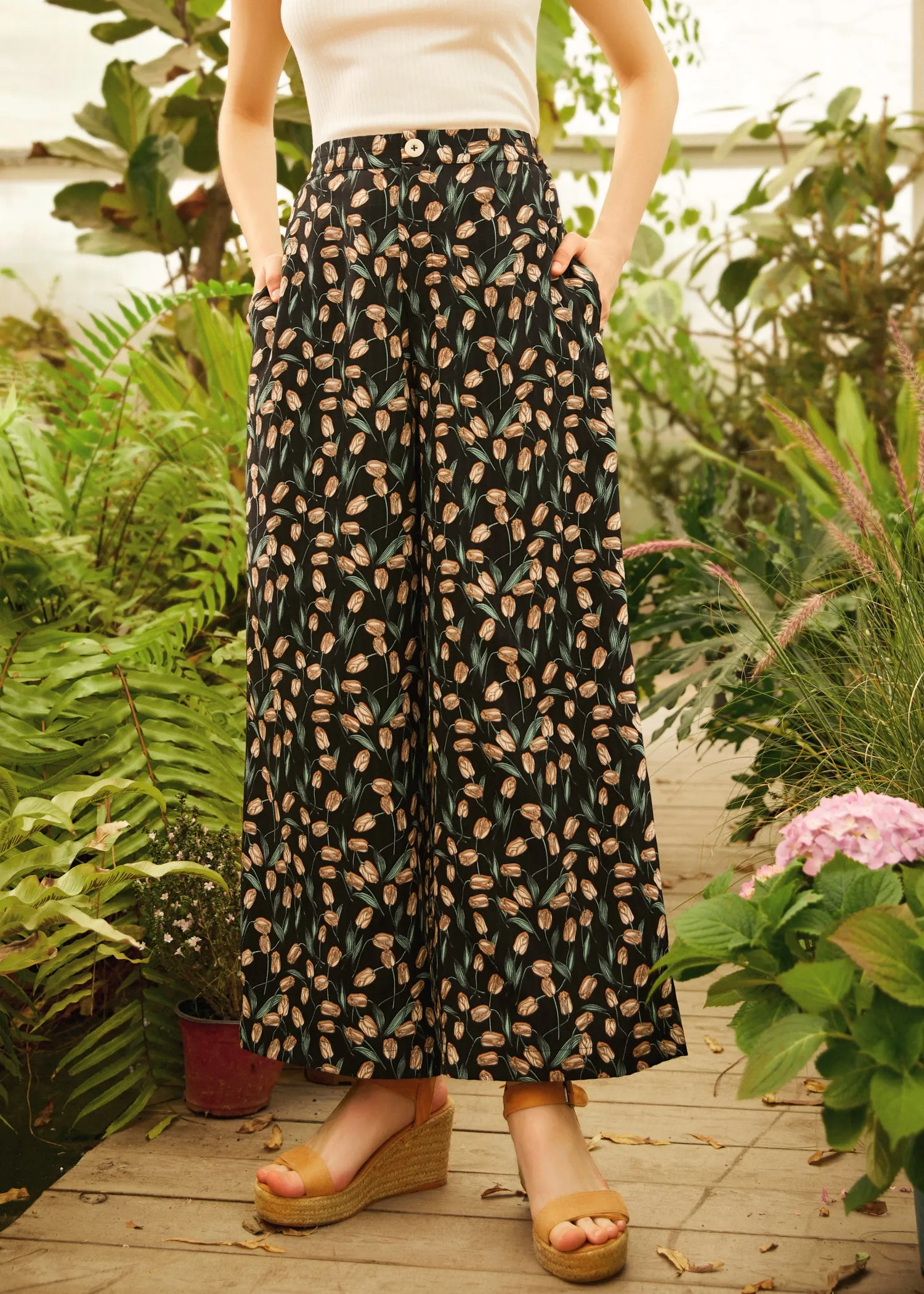 Whispers in the Garden Palazzo Pants