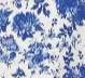 White & Blue China doll Swing Dress