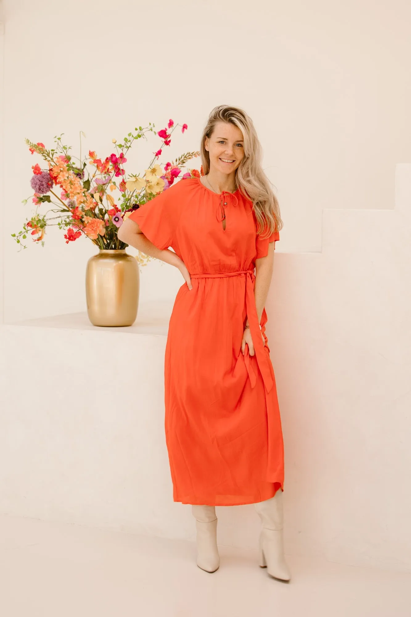Wiesje dress 191 red