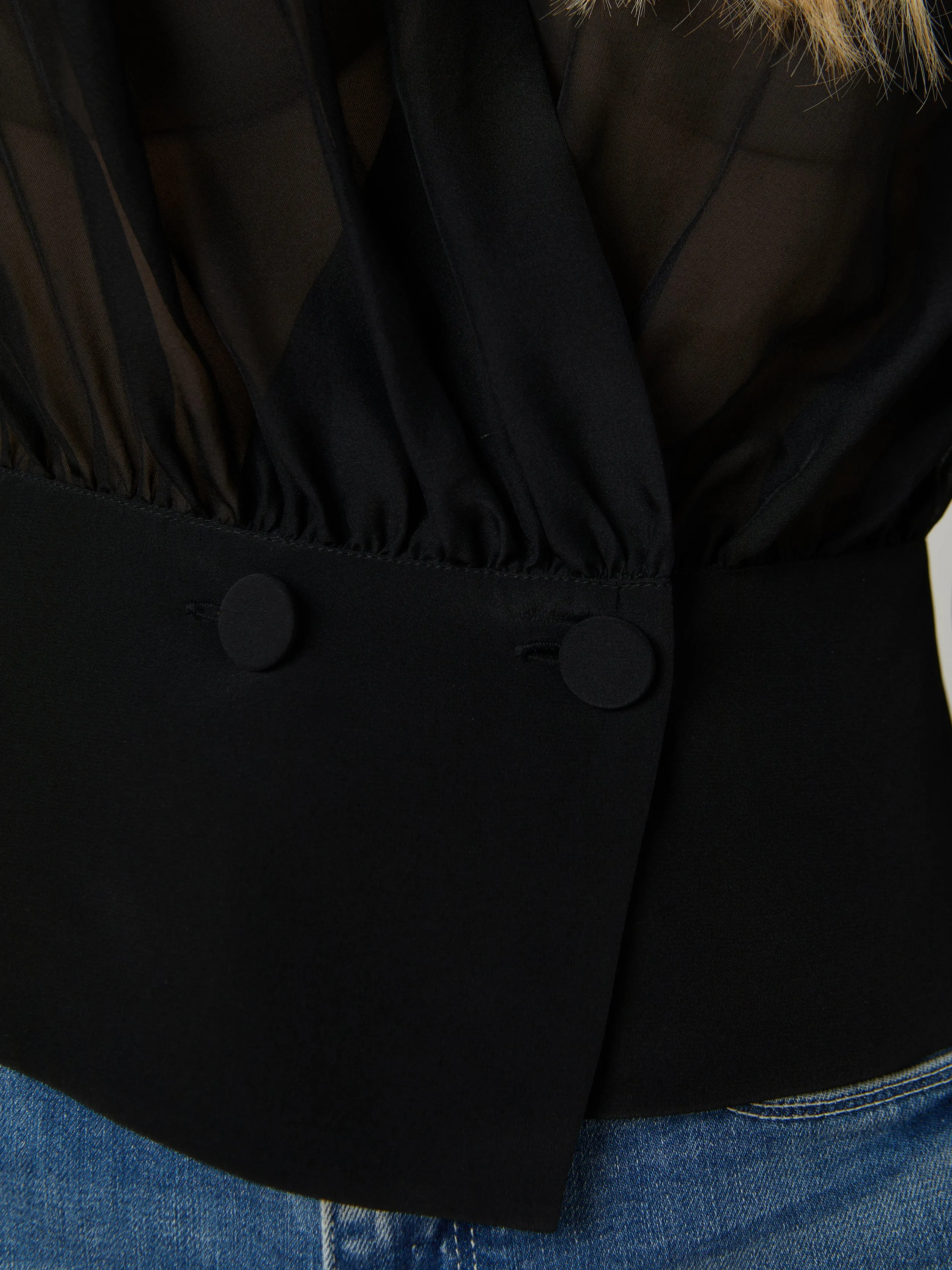 Yan Silk Wrap Blouse