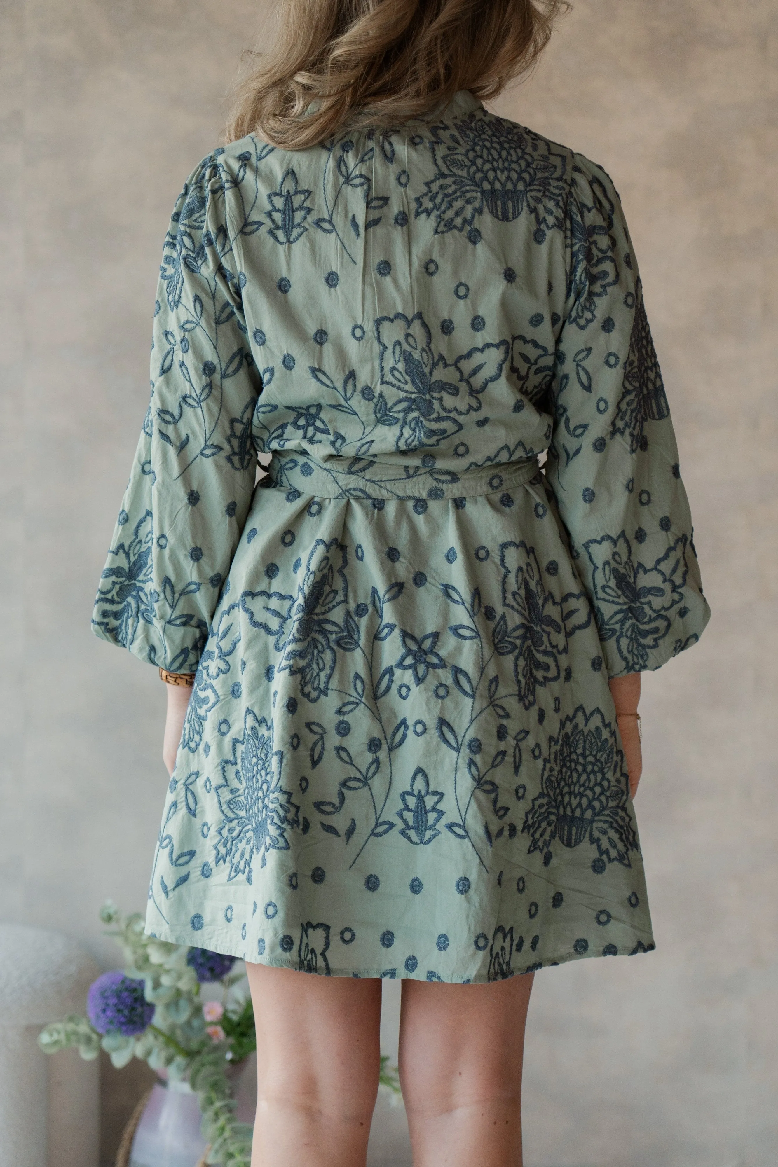Yasrimis 3/4 dress iceberg/green