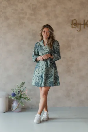 Yasrimis 3/4 dress iceberg/green