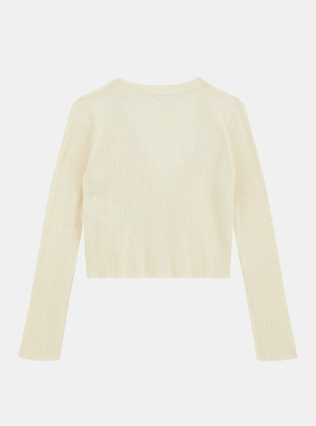 Yellow Long Sleeve Cardigan (7-16)